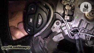 Nissan Primera P12. Инструкция. Установка кнопок на руле, ДоРестайл