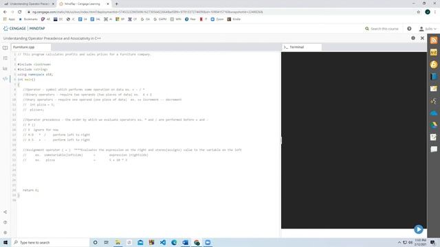 4. Week 2- Understanding Operator Precedence and Associativity in C++ смотреть онлайн