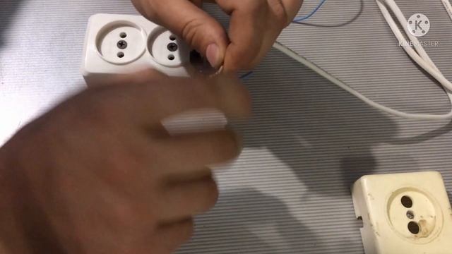 Как подключить розетку шлейфом