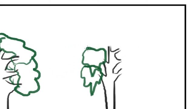 Учимся рисовать. Рисуем деревья для самых маленьких. смотреть онлайн