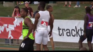 Andre De Grasse 9.95 (+1.5) 100m Final 2015 Canadian Track and Field Championships