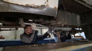 Установка Глушителя мак 3302 глушитель + резонатор на автомобиль Газель