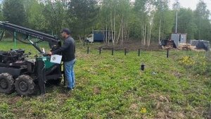 Правильный и быстрый монтаж свайно-винтового фундамента
