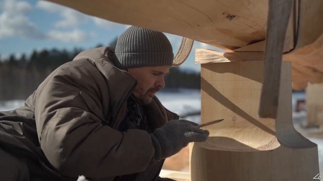 Учебный курс по рубке сруба#22 Ферма (часть1)Конь смотреть онлайн