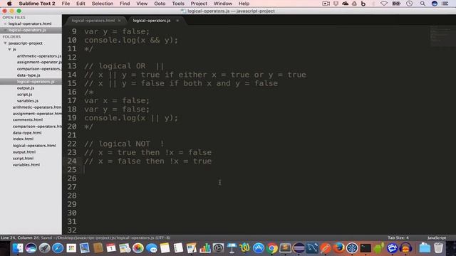 JavaScript - Logical Operators #11