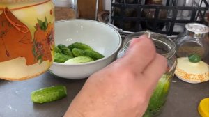 Огурцы Маринованные с Бархатцами (Шафраном) #моймирныйдом