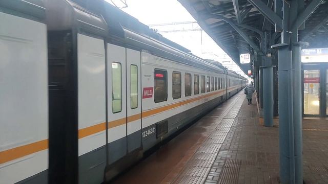 Электропоезд ЭД4М-0464 сообщение Крутое – Апрелевка на станции МЦД Новогиреево смотреть онлайн