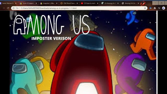 Among Us IMPOSTER VERISON by animatronicgaminggames Game Jolt смотреть онлайн