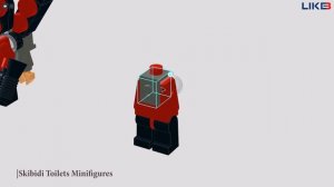 All Skibidi Toilets vs All Skibidi Toilets Fanmade in LEGO (Minifigures Tutorial)
