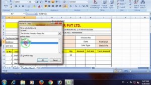 Excel में Data साहित Sheet को अन्य Sheet पर कैसे Copy करते है। copy excel sheet to another sheet