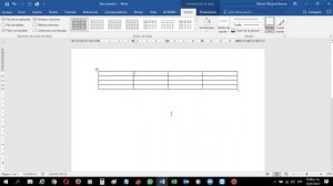 Borrador de tabla en Word 2013 2016