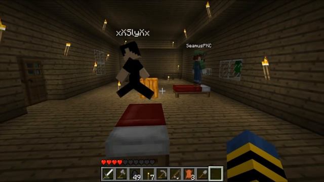 Minecraft: The Ex-Communicated Series w/Nova, SSoHPKC & Slyfox Ep.4 - NO SLEEPING ALLOWED смотреть онлайн