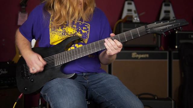 SOLD - Ibanez M8M Meshuggah 8 String Black - #A14902 смотреть онлайн