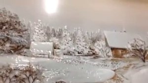 Резная картина из дерева "СЕВЕР"