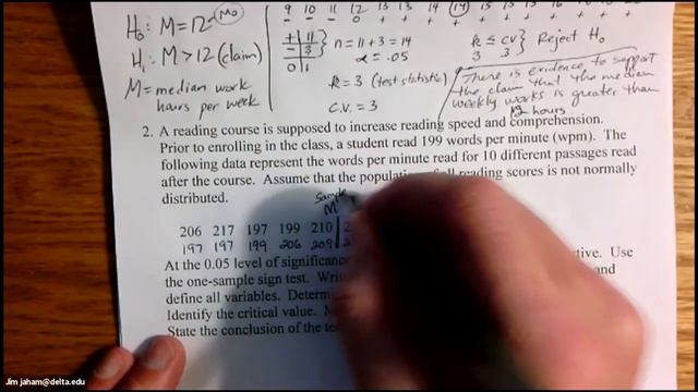 One Sample Sign Test смотреть онлайн