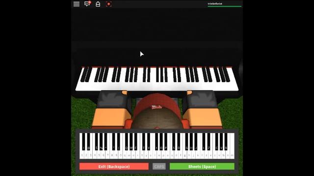 Determination - Undertale by: Toby Fox on a ROBLOX piano. смотреть онлайн