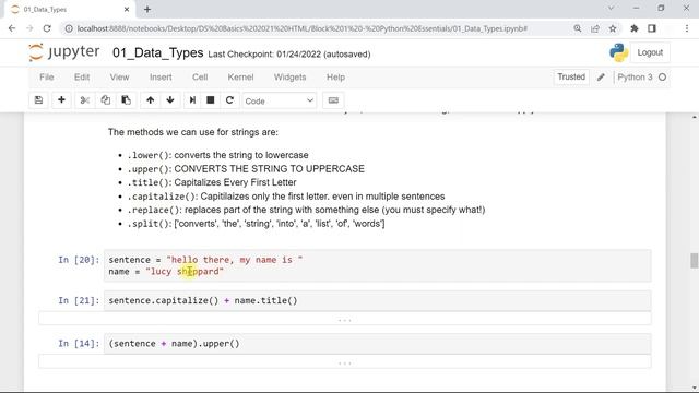 Data Types in Python