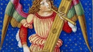 Средневековый струнный барабан / Medieval pipe and tabor.