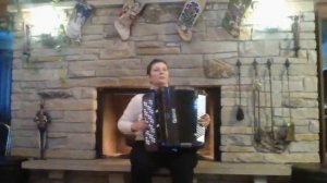 Синий синий иней попурри на баяне