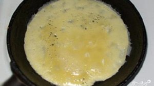 Яичные блинчики с мясом