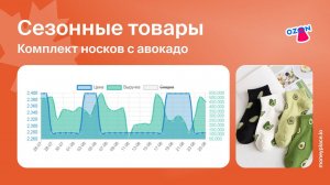 Продажи комплекта носков на Ozon. Аналитика маркетплейса