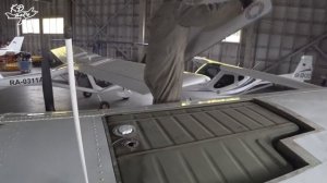 Промывка топливных баков на самолете Cessna 172. KD-aero