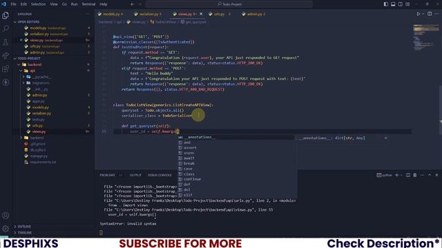 Django & React Todo-List - Listing All Todo - EP 4 смотреть онлайн