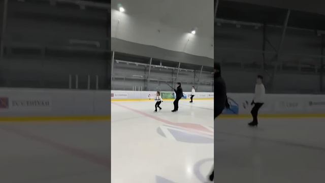 Работа на удочке с тренером Марининым М.В. ? #figureskating