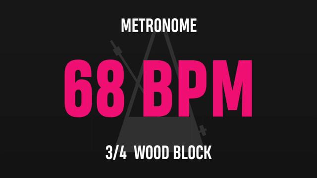 68 BPM 3/4 - Best Metronome (Sound : Wood block) смотреть онлайн