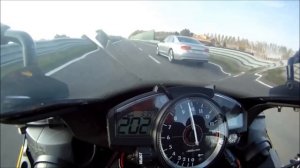 Yamaha r1 2008 very hard acceleration - full akrapovic, yec power