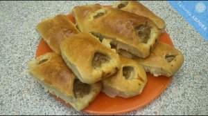 Необычные пирожки с мясом из теста на закваске