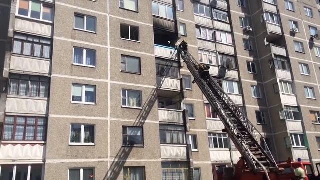 Пожар на проспекте Клецкова