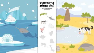Where Do The Animals Live | Animal Habitats | Artic or Savanna | Learn & Grow | Schoolhouse Sprouts