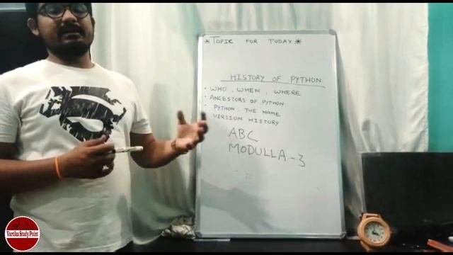 Python Part - 2 | History Of Python | Rohit Upadhyay |  Vartika Study Point