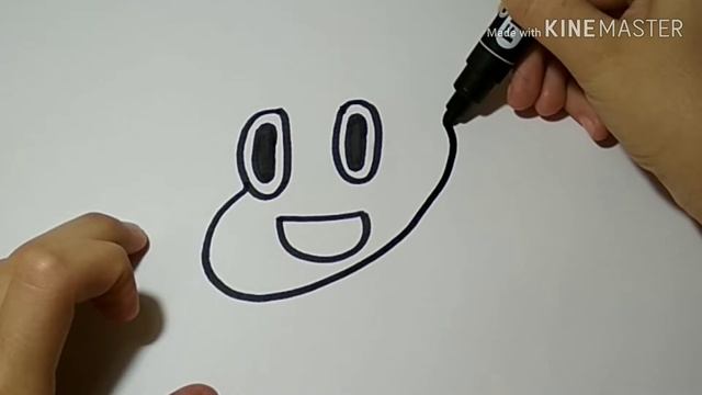 Как нарисовать Эмодзи Какашку | How to draw Emoji Shit
