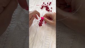 Бусины 10 мм. Выбираем леску для плетения СУМОК ИЗ БУСИН. 0,6 мм или 0,4 мм?