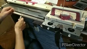 Свитер оверсайз или Хейворд на вязальной машине Тойота KS858. Часть 3