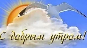С добрым утром.