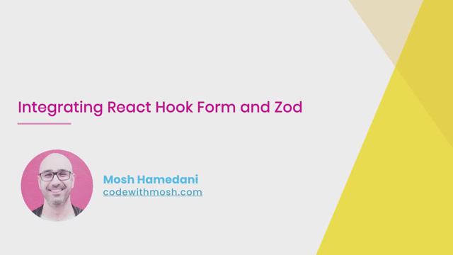 6-14- Integrating with React Hook Form and Zod смотреть онлайн