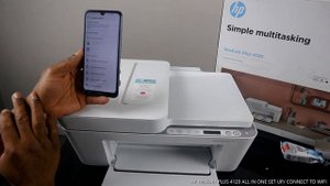 HP DESKJET PLUS 4120 ALL IN ONE SET UP / CONNECT TO WIFI