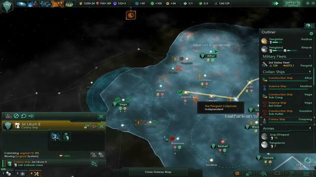 Stellaris Tutorial Gameplay - Space Penguins #13 Galaxy Conquest / Let's Play смотреть онлайн
