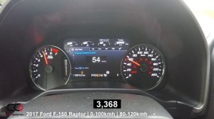 2017 Ford Raptor | 0-100kmh / 0-60mph Acceleration Test (Baja Mode) | Review 6/9
