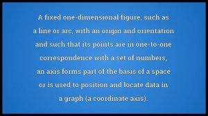 Axis Meaning