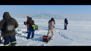 Зимняя рыбалка.Соревнования по ловле на мормышку со льда.