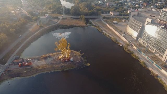 Опора ЛЭП «Герб Белгорода» смотреть онлайн