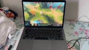 MacBook Air i5 rodando Dota 2#dota2 #moba #macbook #aplle