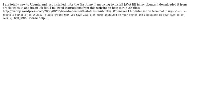 Ubuntu: How To Install JAVA EE in Ubuntu 11.04 properly? смотреть онлайн