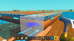 БИТВА: СТРОИМ ЛОДКУ НА ПОРШНЯХ В SCRAP MECHANIC!!!