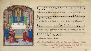 Cibavit Eos - Introit for the Feast of Corpus Christi - Gregorian Chant with English Translation