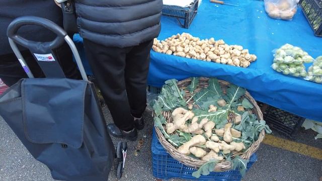 Antalya Turkey Muratpasa Lara Fruits and vegetables Bazaar Shopping January 2023 4K Video смотреть онлайн